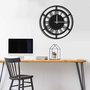 Wallity Reloj de pared decorativo MTS - 005 en negro